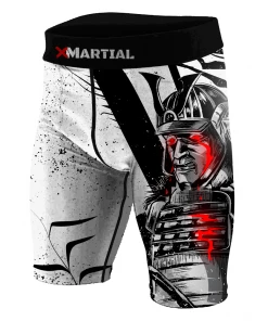XMARTIAL Samurai Warrior BJJ/MMA Compression Shorts