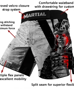 XMARTIAL Samurai Warrior Hybrid BJJ/MMA Shorts