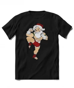 XMARTIAL Santa's Kick Muay Thai T-Shirt Streetwear & Athletics