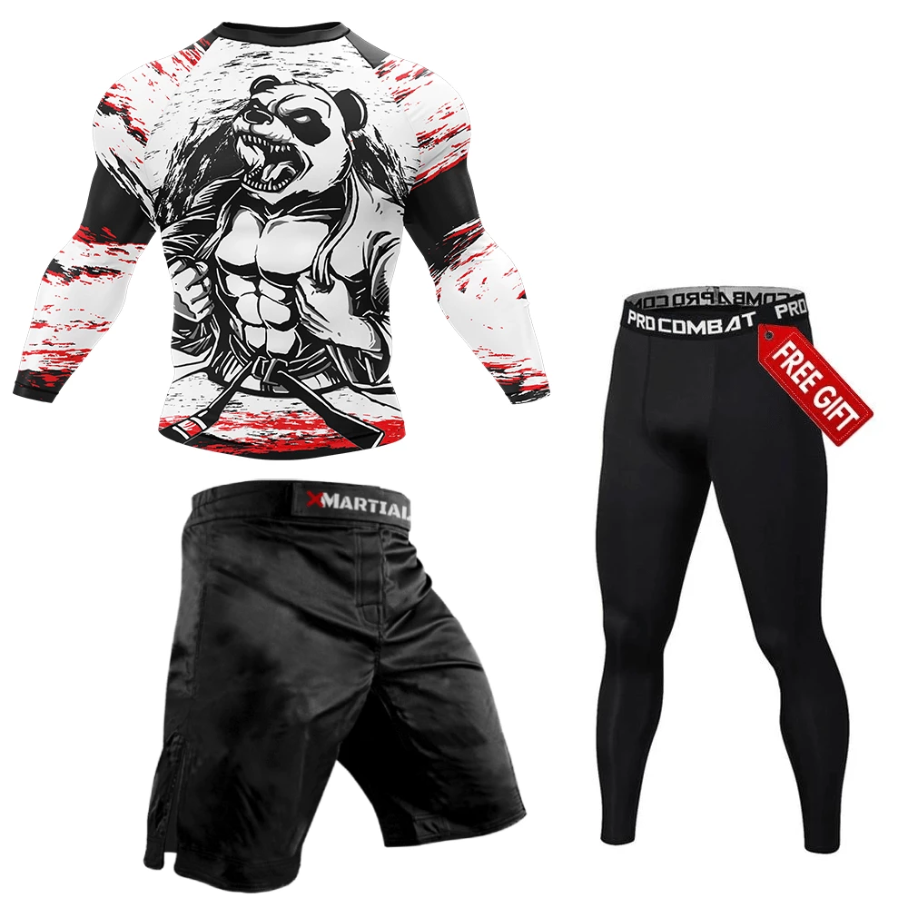XMARTIAL Shredded Panda Fightwear Bundle BJJ Bundles (Best Deals) 4 XMARTIAL Shredded Panda Fightwear Bundle BJJ Bundles (Best Deals)