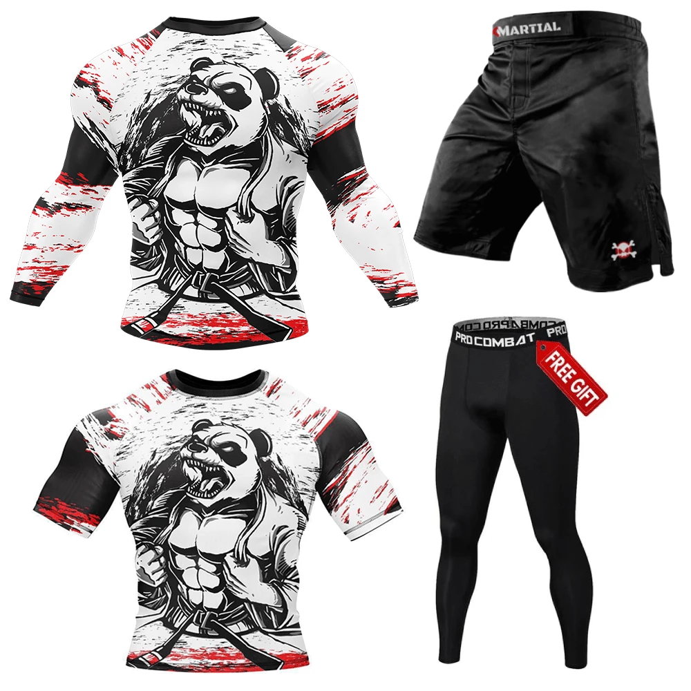 XMARTIAL Shredded Panda Fightwear Bundle BJJ Bundles (Best Deals) 8 XMARTIAL Shredded Panda Fightwear Bundle BJJ Bundles (Best Deals)