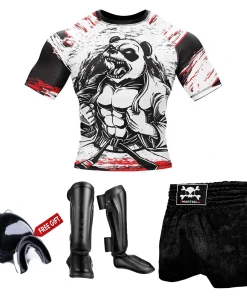 XMARTIAL Shredded Panda Muay Thai Gear BJJ Bundles (Best Deals)
