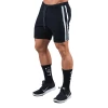 XMARTIAL Black Side Striped Shorts 1 XMARTIAL Black Side Striped Shorts