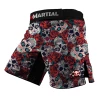 XMARTIAL Skull And Roses Hybrid BJJ/MMA Shorts