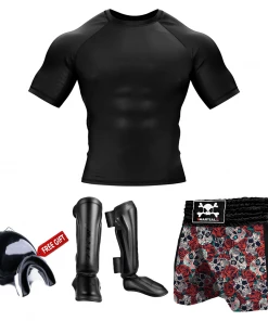 XMARTIAL Skull And Roses Muay Thai Gear BJJ Bundles (Best Deals) 26 XMARTIAL Skull And Roses Muay Thai Gear BJJ Bundles (Best Deals)