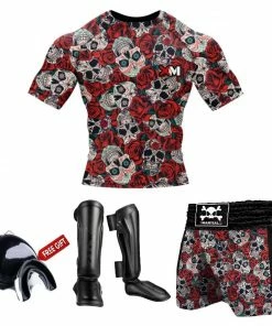 XMARTIAL Skull And Roses Muay Thai Gear BJJ Bundles (Best Deals) 21 XMARTIAL Skull And Roses Muay Thai Gear BJJ Bundles (Best Deals)