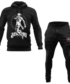 XMARTIAL Streetwear & Athletics Skull Man Kick Muay Thai Hoodie And Joggers
