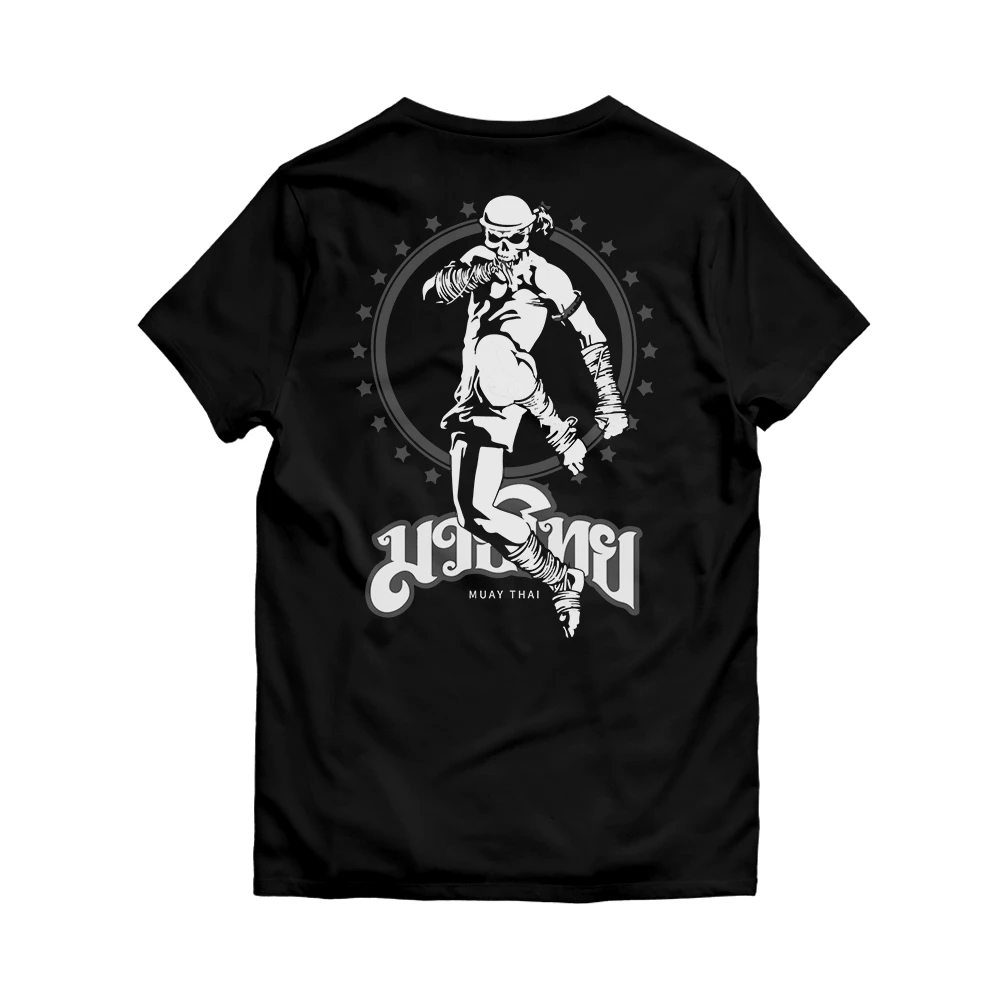 XMARTIAL Skull Man Kick Muay Thai T-Shirt Streetwear & Athletics 4 XMARTIAL Skull Man Kick Muay Thai T-Shirt Streetwear & Athletics