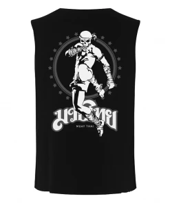 XMARTIAL Streetwear & Athletics Skull Man Kick Muay Thai Tank Top