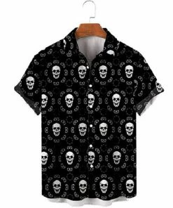 XMARTIAL Supreme Skull Casual Shirt