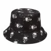 XMARTIAL Skull Print Bucket Hat
