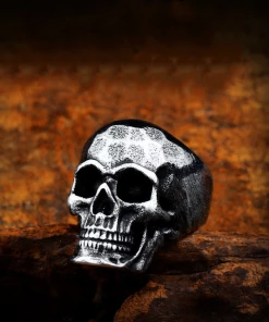 XMARTIAL Streetwear & Athletics Skull Punk Ring