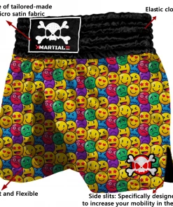 XMARTIAL Smiley Muay Thai Shorts MMA Shorts