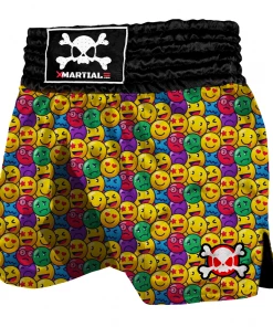 XMARTIAL Smiley Muay Thai Shorts MMA Shorts