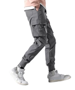 XMARTIAL Smokey Gray Cargo Joggers