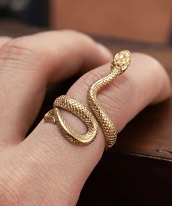 XMARTIAL Streetwear & Athletics Snake Punk Ring