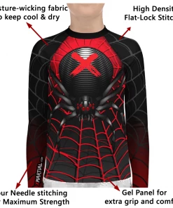 XMARTIAL Spider-Mat Kids Rash Guard