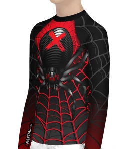 XMARTIAL Spider-Mat Kids Rash Guard