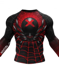 XMARTIAL Rash Guards Spider-Mat Rash Guard