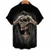 XMARTIAL Dark Love Casual Shirt Streetwear & Athletics