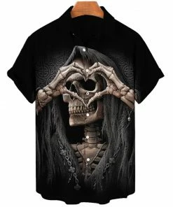 XMARTIAL Dark Love Casual Shirt Streetwear & Athletics