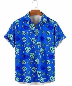 XMARTIAL Spooky Bones Casual Shirt Streetwear & Athletics 12 XMARTIAL Spooky Bones Casual Shirt Streetwear & Athletics