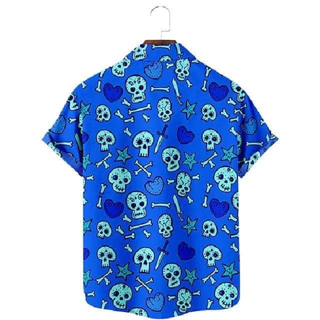 XMARTIAL Spooky Bones Casual Shirt Streetwear & Athletics 7 XMARTIAL Spooky Bones Casual Shirt Streetwear & Athletics