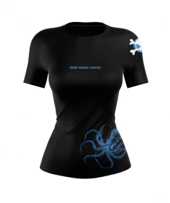 XMARTIAL Rash Guards Struggle Cuddle Octopus Women’s Rash Guard