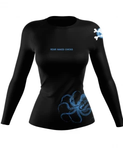 XMARTIAL Rash Guards Struggle Cuddle Octopus Women’s Rash Guard