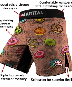 XMARTIAL Sweet Donut Hybrid BJJ/MMA Shorts 7 XMARTIAL Sweet Donut Hybrid BJJ/MMA Shorts