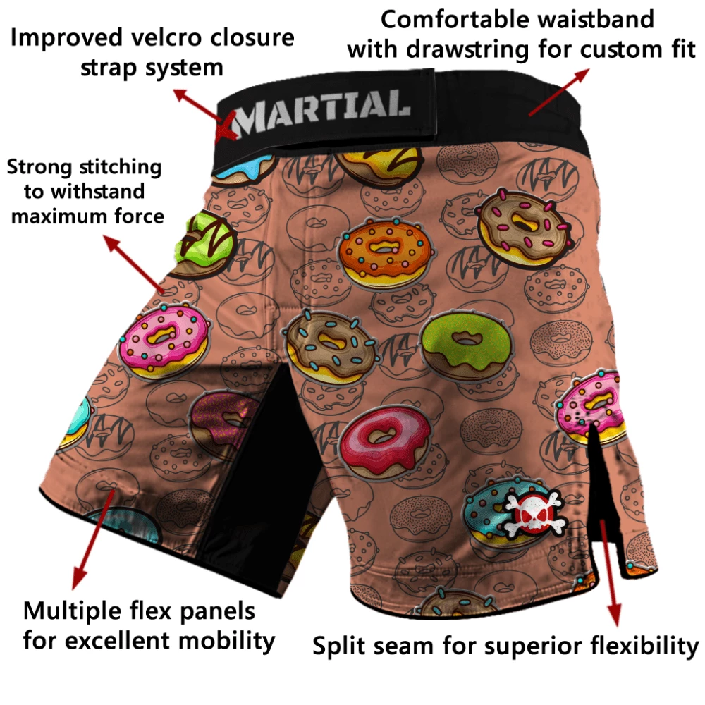 XMARTIAL Sweet Donut Hybrid BJJ/MMA Shorts 4 XMARTIAL Sweet Donut Hybrid BJJ/MMA Shorts
