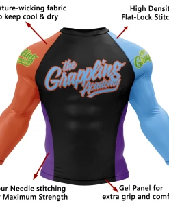 XMARTIAL The Grappling Academy Rash Guard