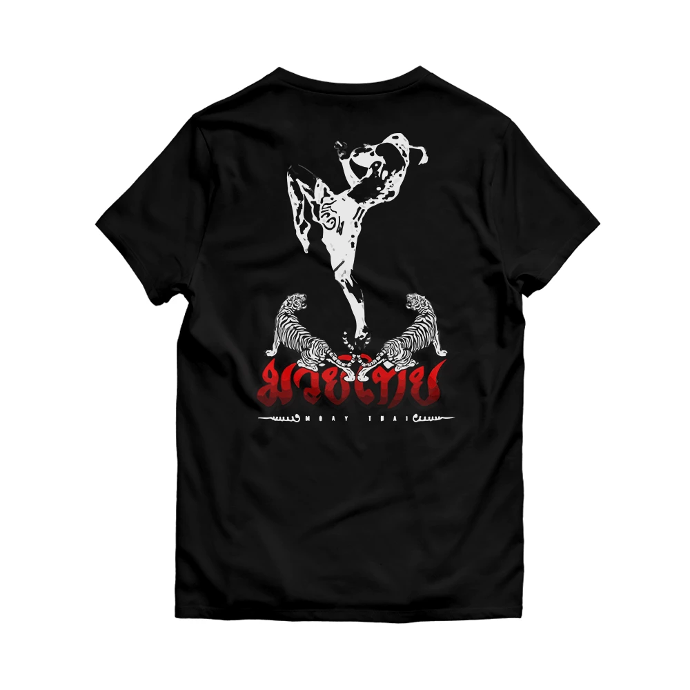 XMARTIAL Streetwear & Athletics Tiger Kick Muay Thai T-Shirt 4 XMARTIAL Streetwear & Athletics Tiger Kick Muay Thai T-Shirt
