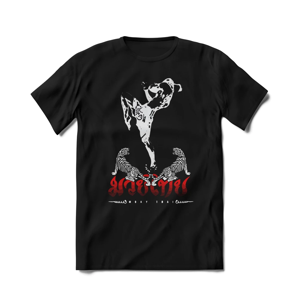 XMARTIAL Streetwear & Athletics Tiger Kick Muay Thai T-Shirt 3 XMARTIAL Streetwear & Athletics Tiger Kick Muay Thai T-Shirt