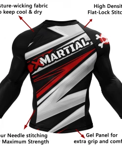 XMARTIAL Trek Slash Rash Guard Rash Guards