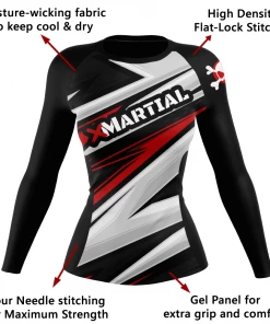 XMARTIAL Trek Slash Women’s Rash Guard