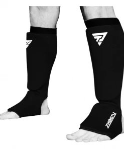 XMARTIAL Black Triad Shin Guards Muay Thai Shin Guards