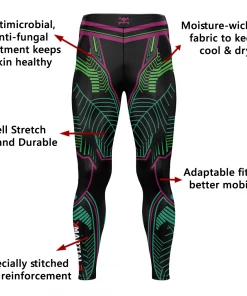 XMARTIAL Compression Pants Tribal Premium Spats