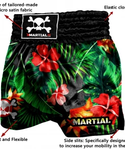 XMARTIAL Tropical Flower Muay Thai Shorts 9 XMARTIAL Tropical Flower Muay Thai Shorts