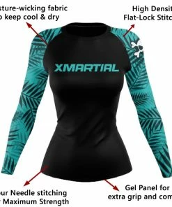 XMARTIAL Tropical Women's Rash Guard