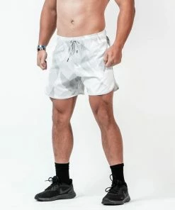 XMARTIAL Urban White Camo Running Shorts Streetwear & Athletics