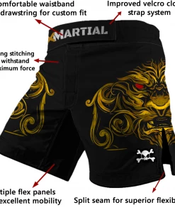 XMARTIAL VerLion Hybrid BJJ/MMA Shorts