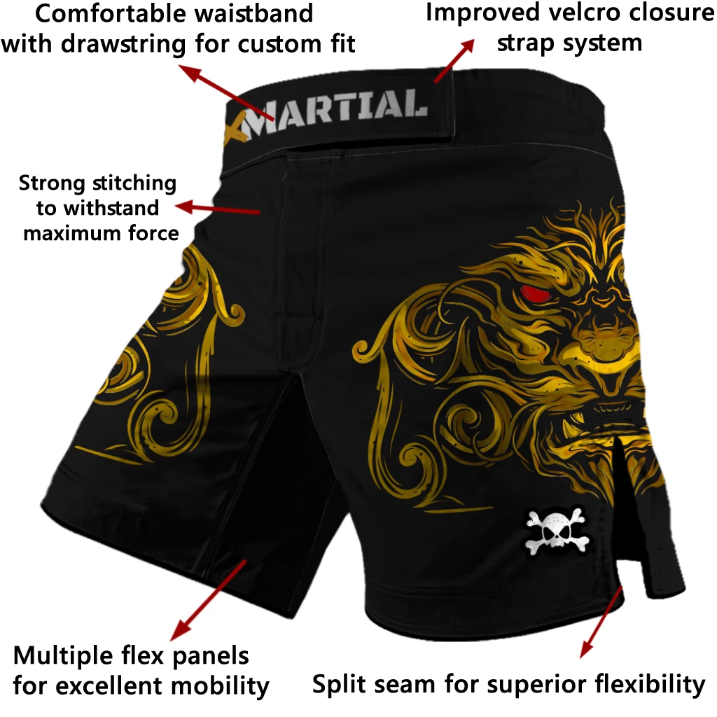 XMARTIAL VerLion Hybrid BJJ/MMA Shorts 4 XMARTIAL VerLion Hybrid BJJ/MMA Shorts
