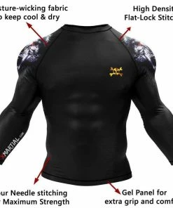 XMARTIAL VI Wolf Rash Guard Rash Guards
