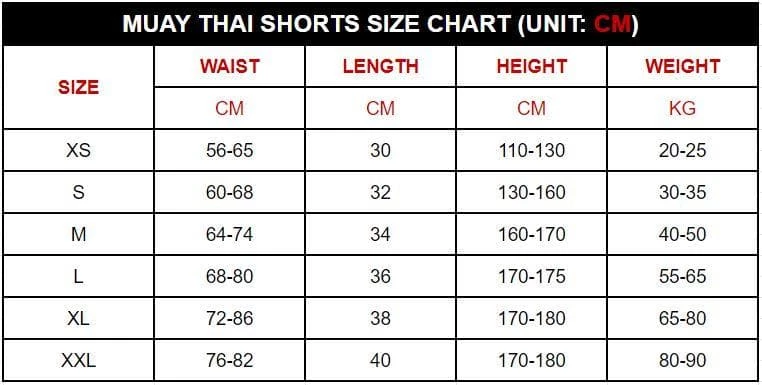 XMARTIAL Vigor Muay Thai Shorts MMA Shorts 5 XMARTIAL Vigor Muay Thai Shorts MMA Shorts