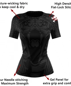 XMARTIAL Viper Women's Rash Guard Rash Guards 13 XMARTIAL Viper Women's Rash Guard Rash Guards