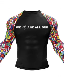 XMARTIAL We Are All One Rash Guard Rash Guards