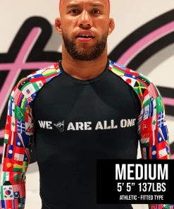 XMARTIAL We Are All One Rash Guard Rash Guards