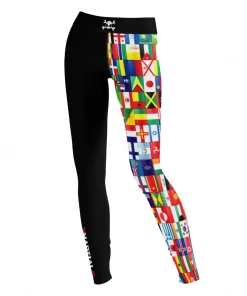 XMARTIAL We Are All One Women’s Spats Compression Pants