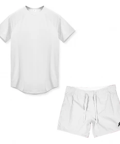 XMARTIAL Streetwear & Athletics White Active Performance Gym Bundle